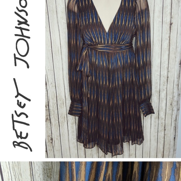 Betsey Johnson 100% Silk Dress - Picture 12 of 16